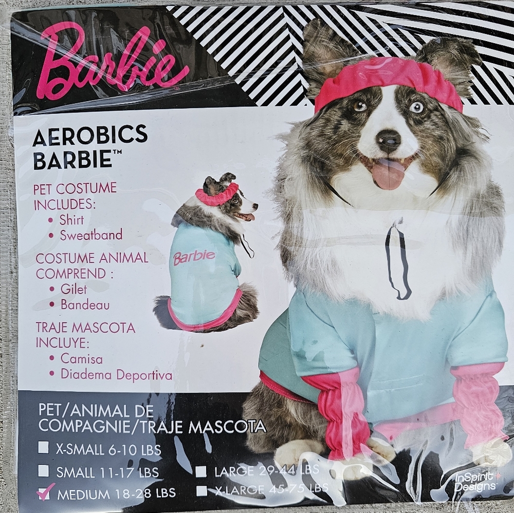 Barbie Dog Costume NEW